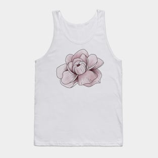 Dusty Rose Peony Tank Top